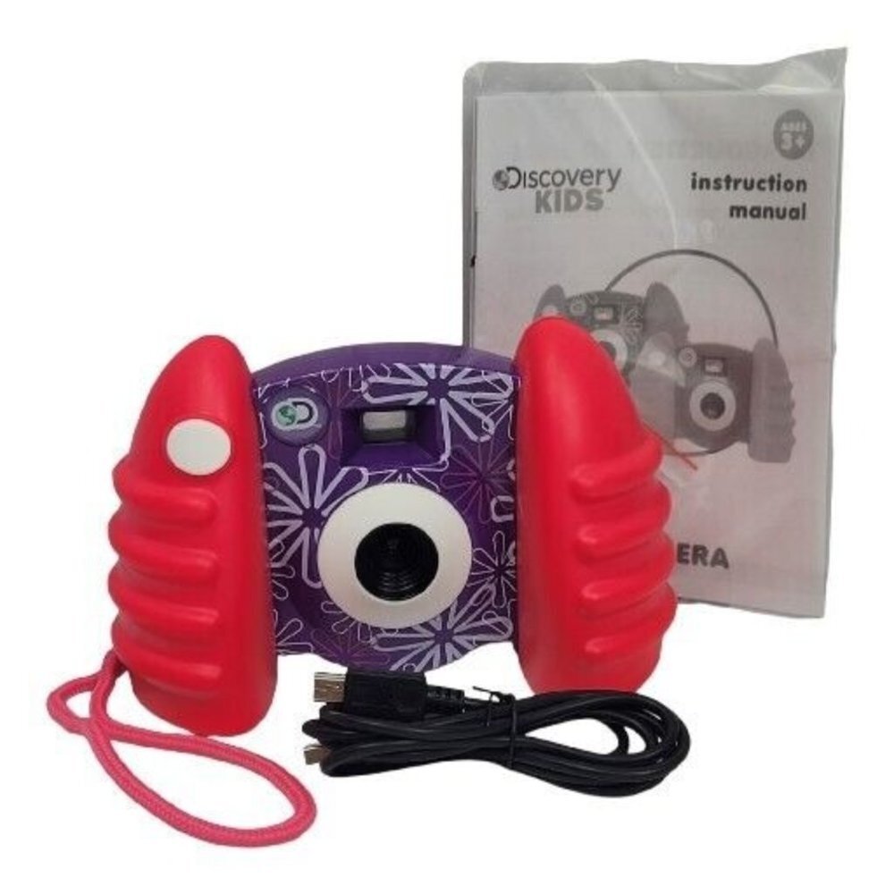Discovery Kids usb Compatible Digital Camera Video Camera Pink Purple 120 Photos